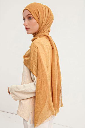 Ultra İnce Şal - Hardal