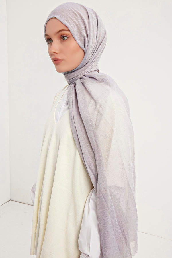 Ultra İnce Şal - Gümüş