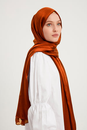 Abiye Şal - Kiremit