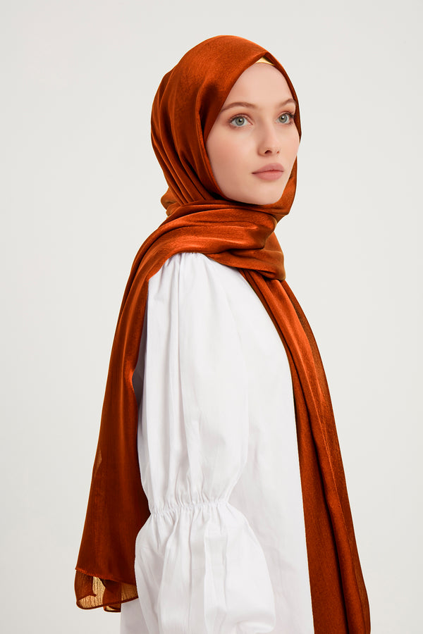 Abiye Şal - Kiremit