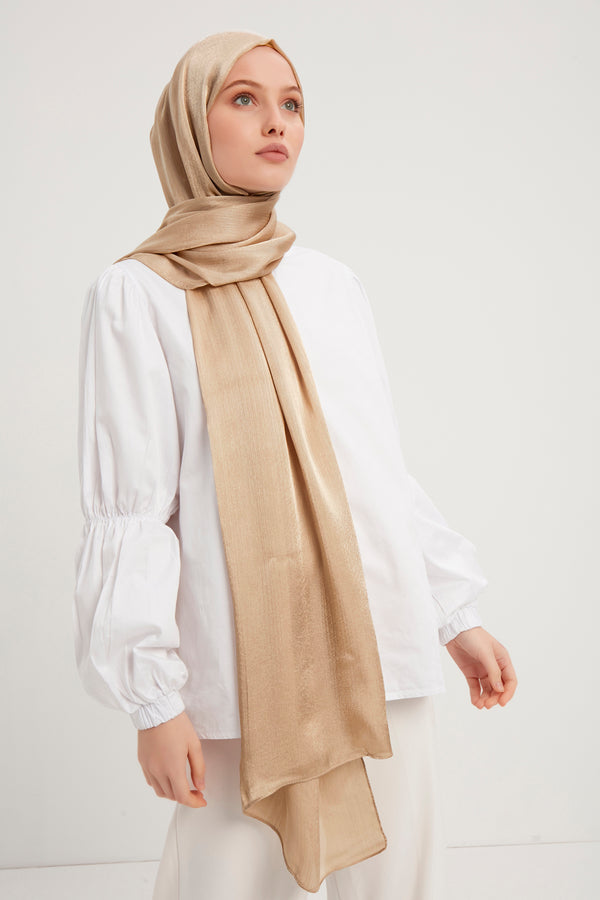 Abiye Şal - Sütlü Kahve