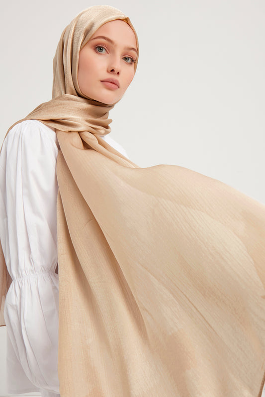 Abiye Şal - Sütlü Kahve