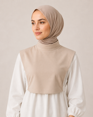 Penye Tesettür Boyunluk - %100 Pamuk - Vizon