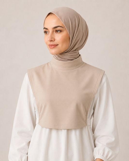 Penye Tesettür Boyunluk - %100 Pamuk - Vizon