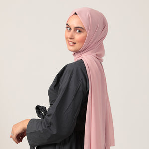 Şifon Şal - Açık Pembe