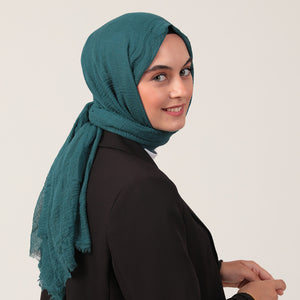 Bürümcük Şal - Petrol Yeşili