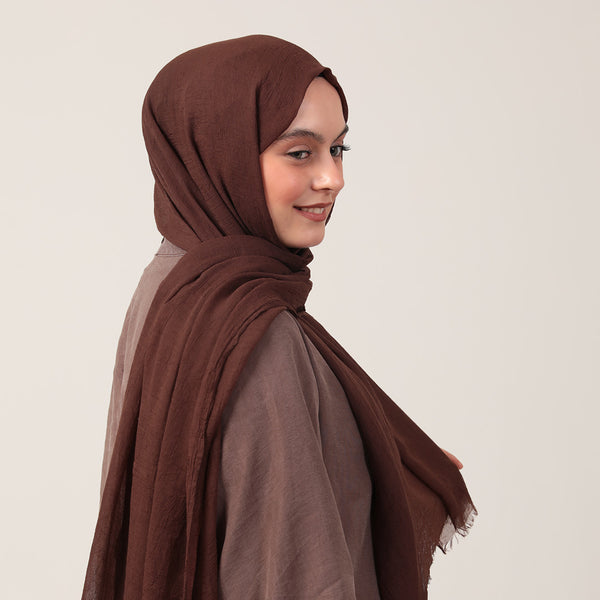 Ultra İnce Şal - Acı Kahve