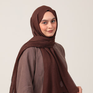 Ultra İnce Şal - Acı Kahve