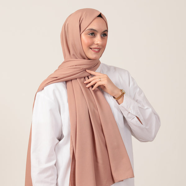 Soft Pamuk Şal - Sütlü Kahve