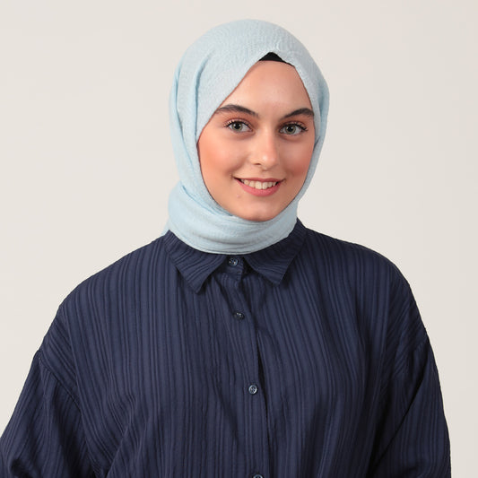 Bürümcük Şal - Bebe Mavisi