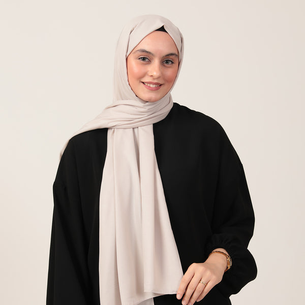 Soft Pamuk Şal - Açık Taş