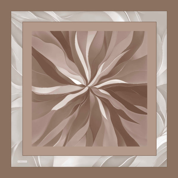 Aurora Desenli Janjan Eşarp - Göksel Gelgit - Vizon