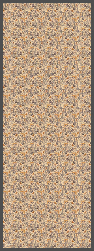 Aurora Desenli Janjan Şal - Etnik Bahar - Gri