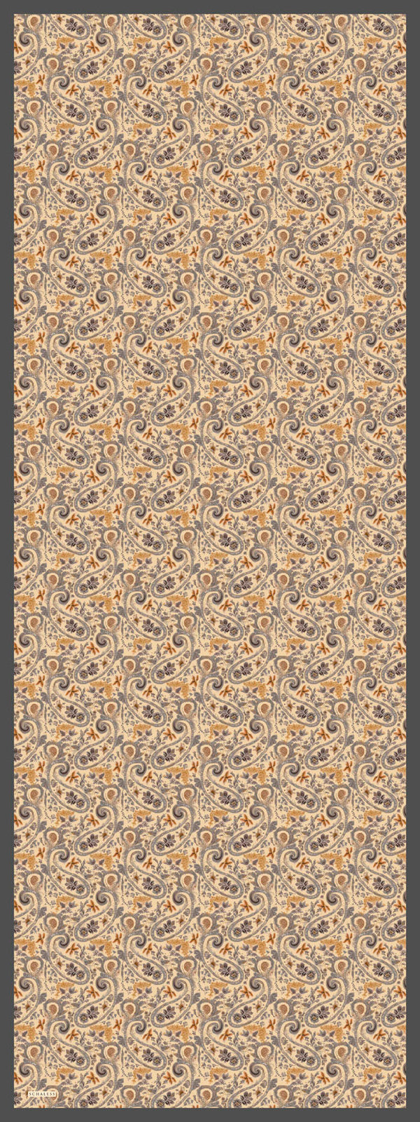 Aurora Desenli Janjan Şal - Etnik Bahar - Gri