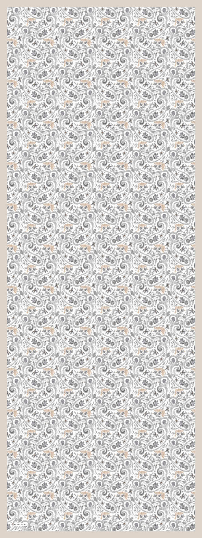 Aurora Desenli Janjan Şal - Etnik Bahar - Bej