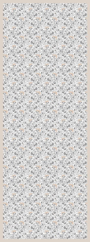 Aurora Desenli Janjan Şal - Etnik Bahar - Bej