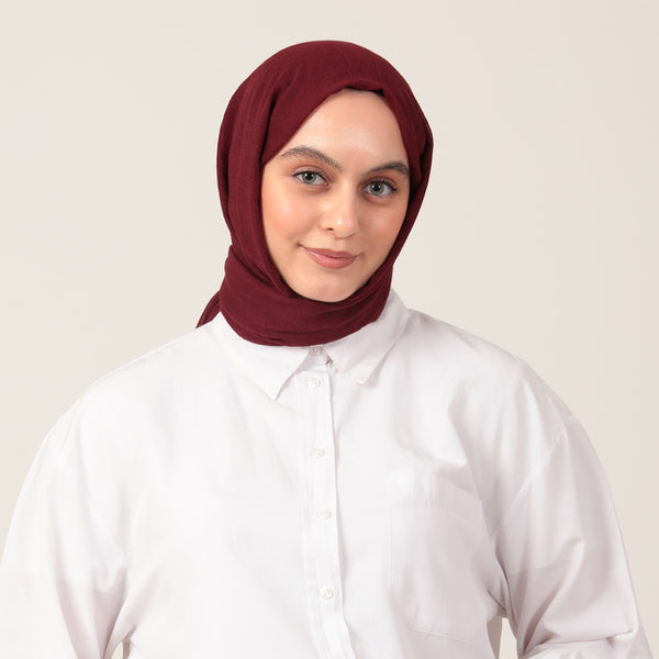 Ultra İnce Şal - Bordo