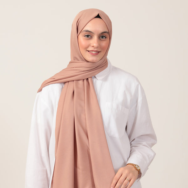 Soft Pamuk Şal - Sütlü Kahve