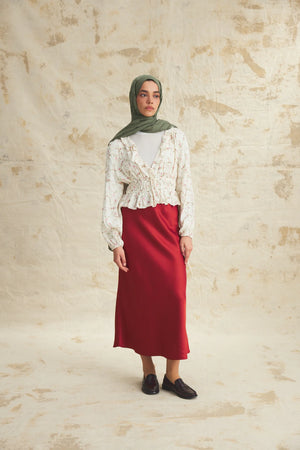 Native Chain Desen Naia Şal - Haki