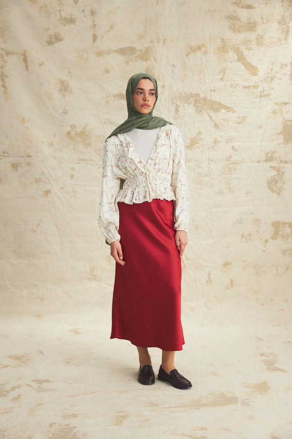 Native Chain Desen Naia Şal - Haki