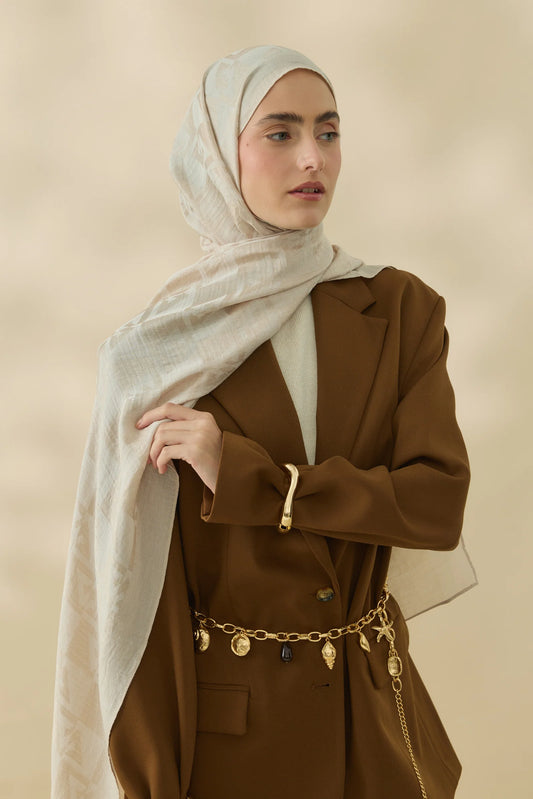 Native - Calvera Desen Naia Şal - Bej