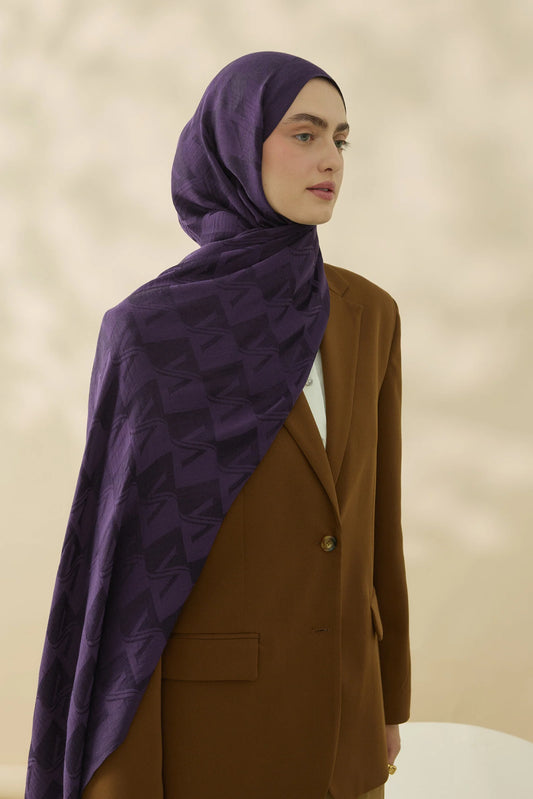 Native - Valena Desen Naia Şal - Mulbery