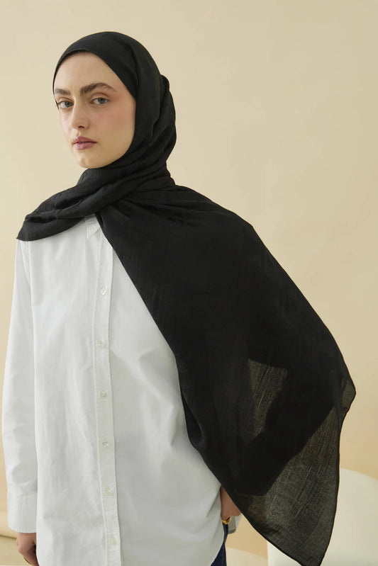 Native - Calvera Desen Naia Şal - Siyah