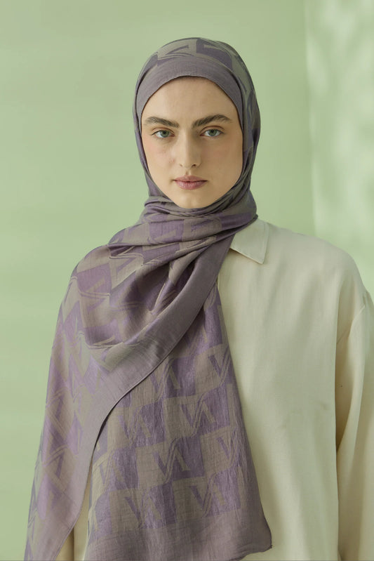 Native - Valena Desen Naia Şal - Vizon