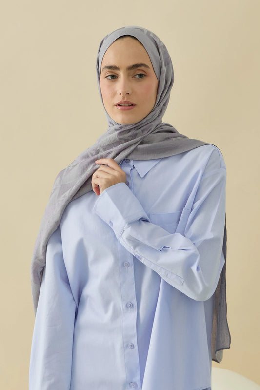 Native - Calvera Desen Naia Şal - Gri