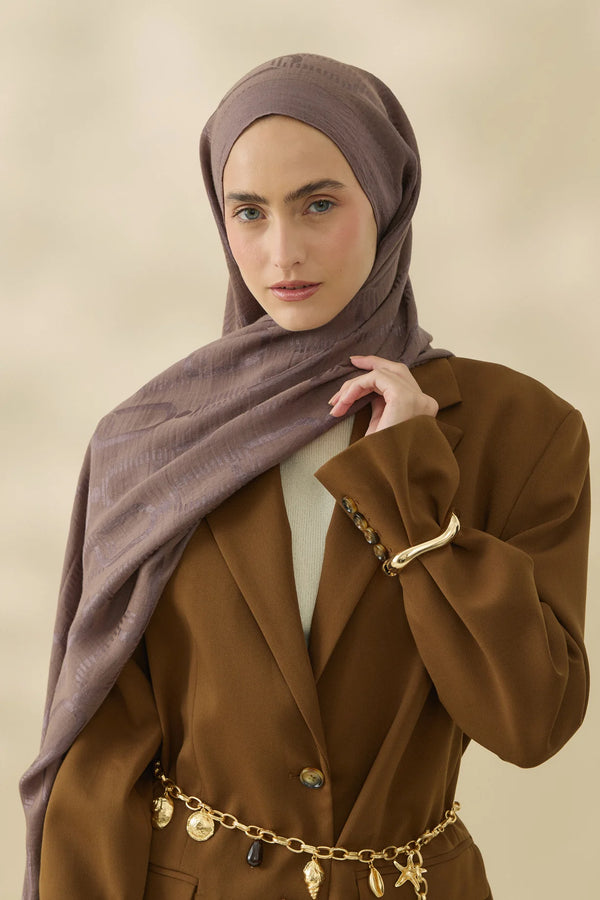 Native Chain Desen Naia Şal - Frappe