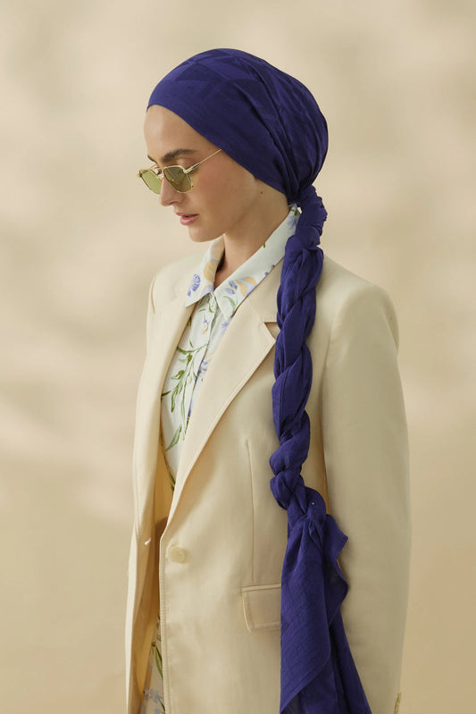 Native - Calvera Desen Naia Şal - Morcivert