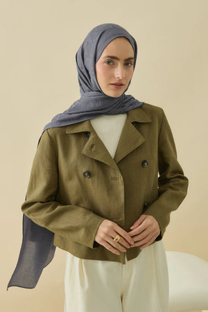 Native - Calvera Desen Naia Şal - Füme
