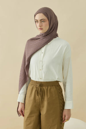 Native - Interflow Desen Naia Şal - Frappe