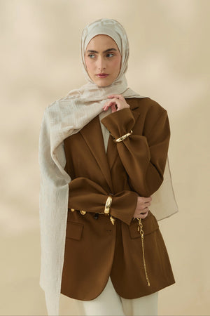 Native - Calvera Desen Naia Şal - Bej