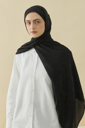 Native - Calvera Desen Naia Şal - Siyah
