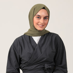 Şifon Şal - Olive