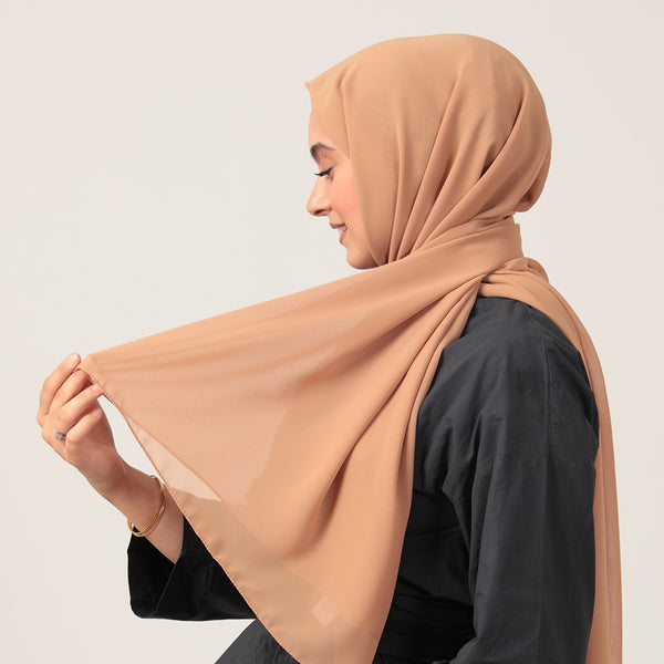 Şifon Şal - Hardal