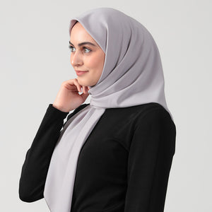 Medine İpeği Eşarp 110 X 110 Cm - Gümüş