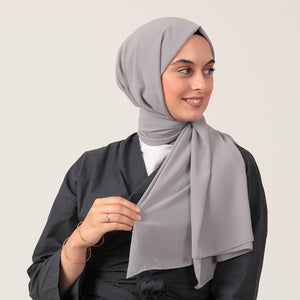 Şifon Şal - Gri