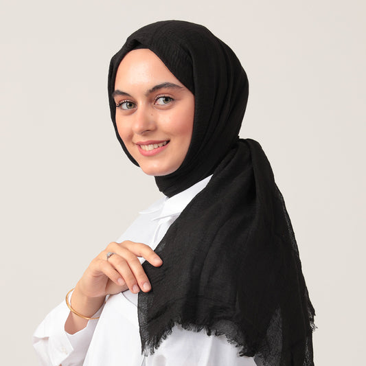 Bürümcük Şal - Siyah
