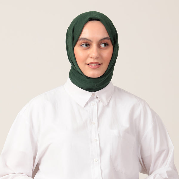 Ultra İnce Şal - Çam Yeşili