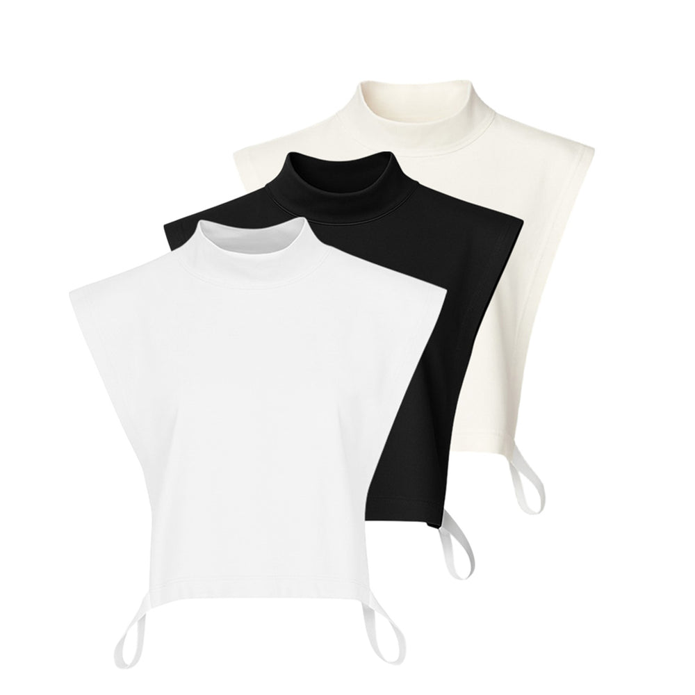 3'lü Tesettür Boyunluk - (Siyah - Beyaz - Ekru)