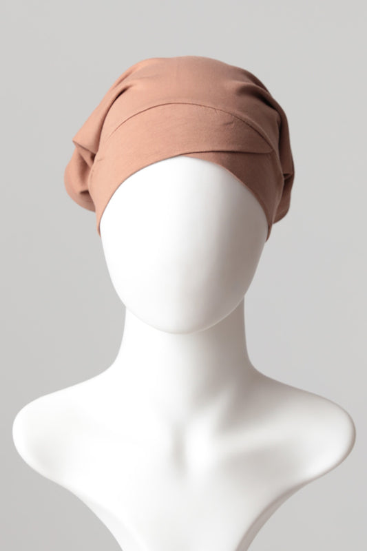 Çapraz Boru Bone - Kahverengi