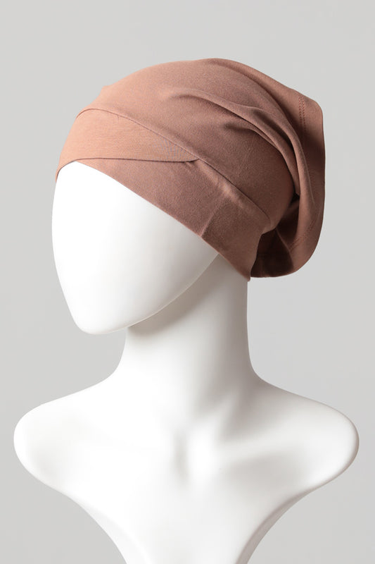 Çapraz Boru Bone - Kahverengi