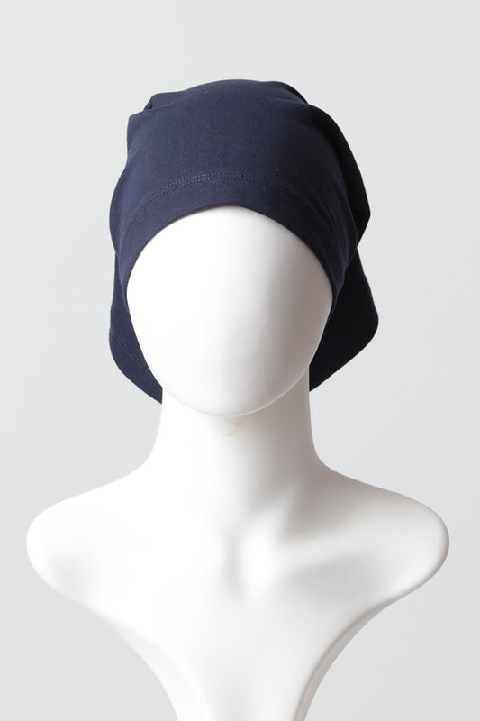 Düz Boru Bone Uzun Boy - Lacivert