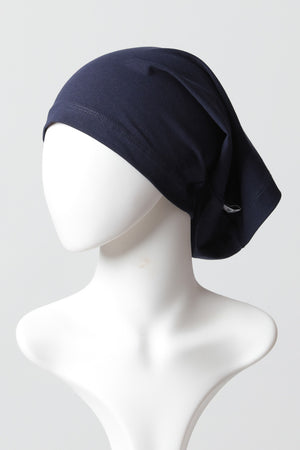 Düz Boru Bone Uzun Boy - Lacivert