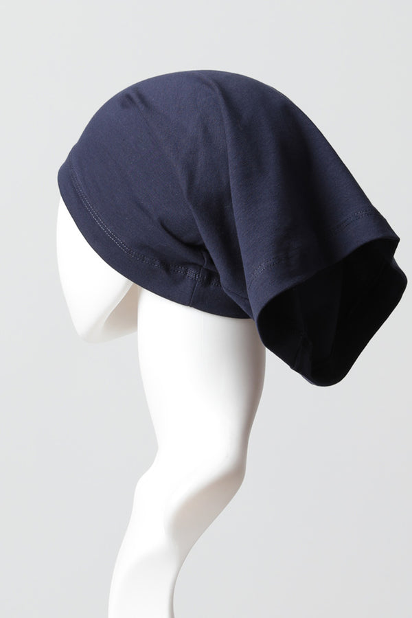 Düz Boru Bone Uzun Boy - Lacivert