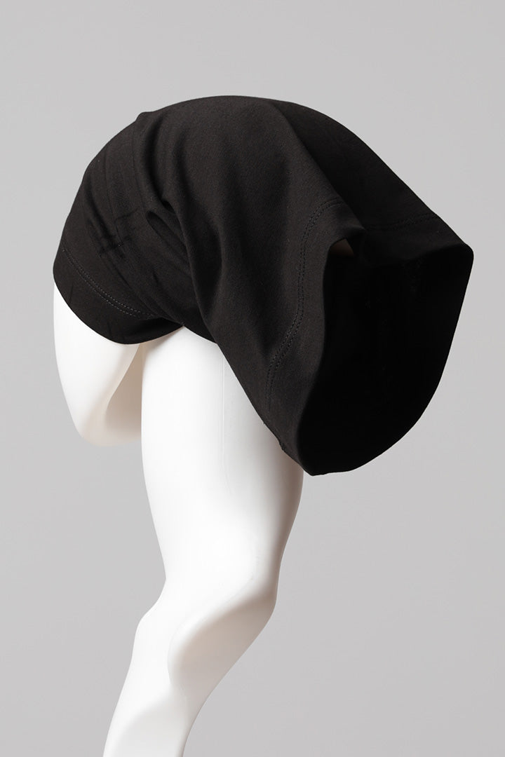 Düz Boru Bone Uzun Boy - Siyah