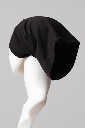 Düz Boru Bone Uzun Boy - Siyah