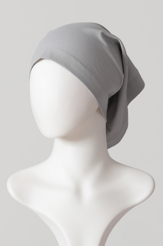 Düz Boru Bone Uzun Boy - Gri